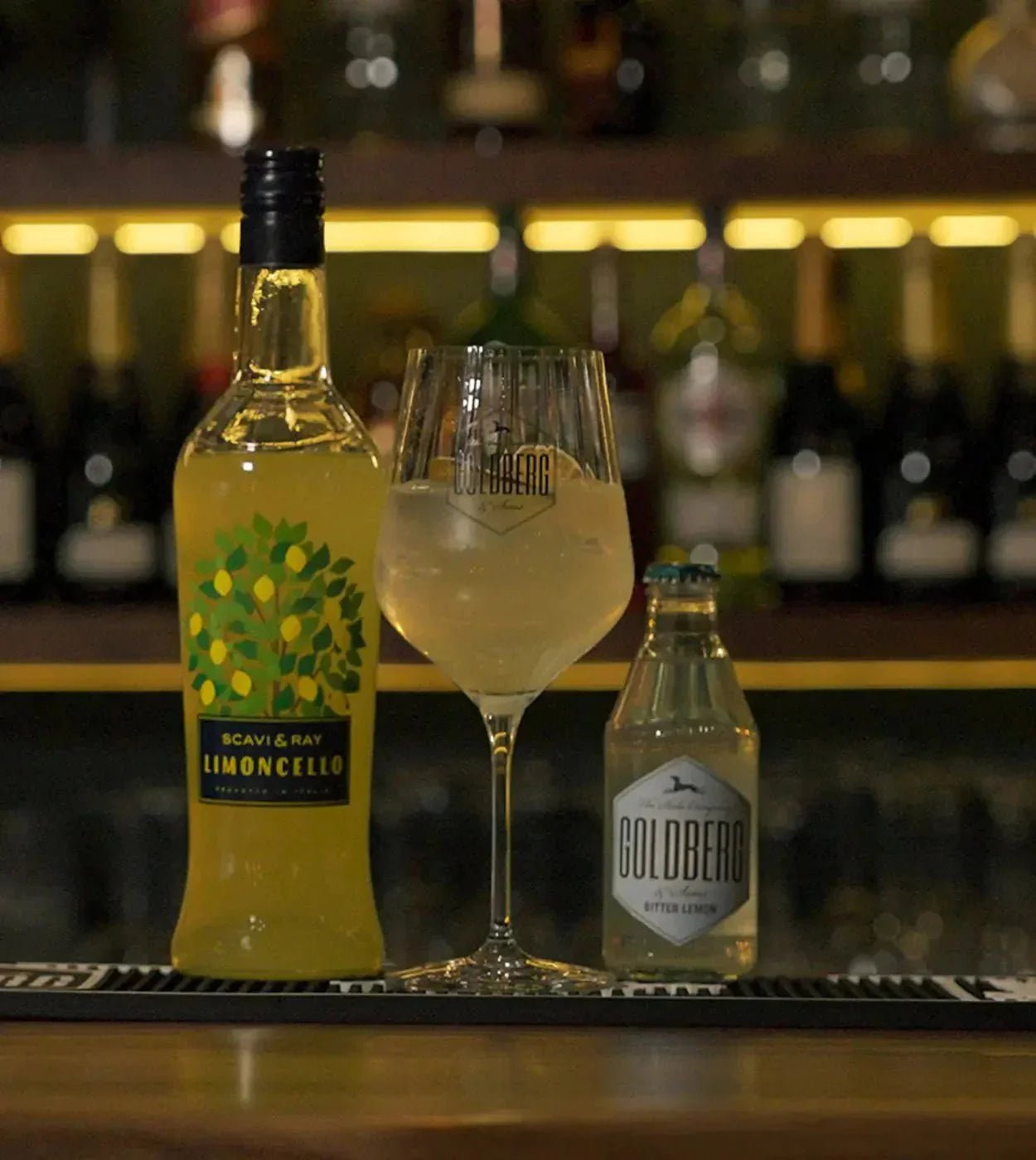 Limoncello Bitter Lemon Aperitivo - MBG Amber Room