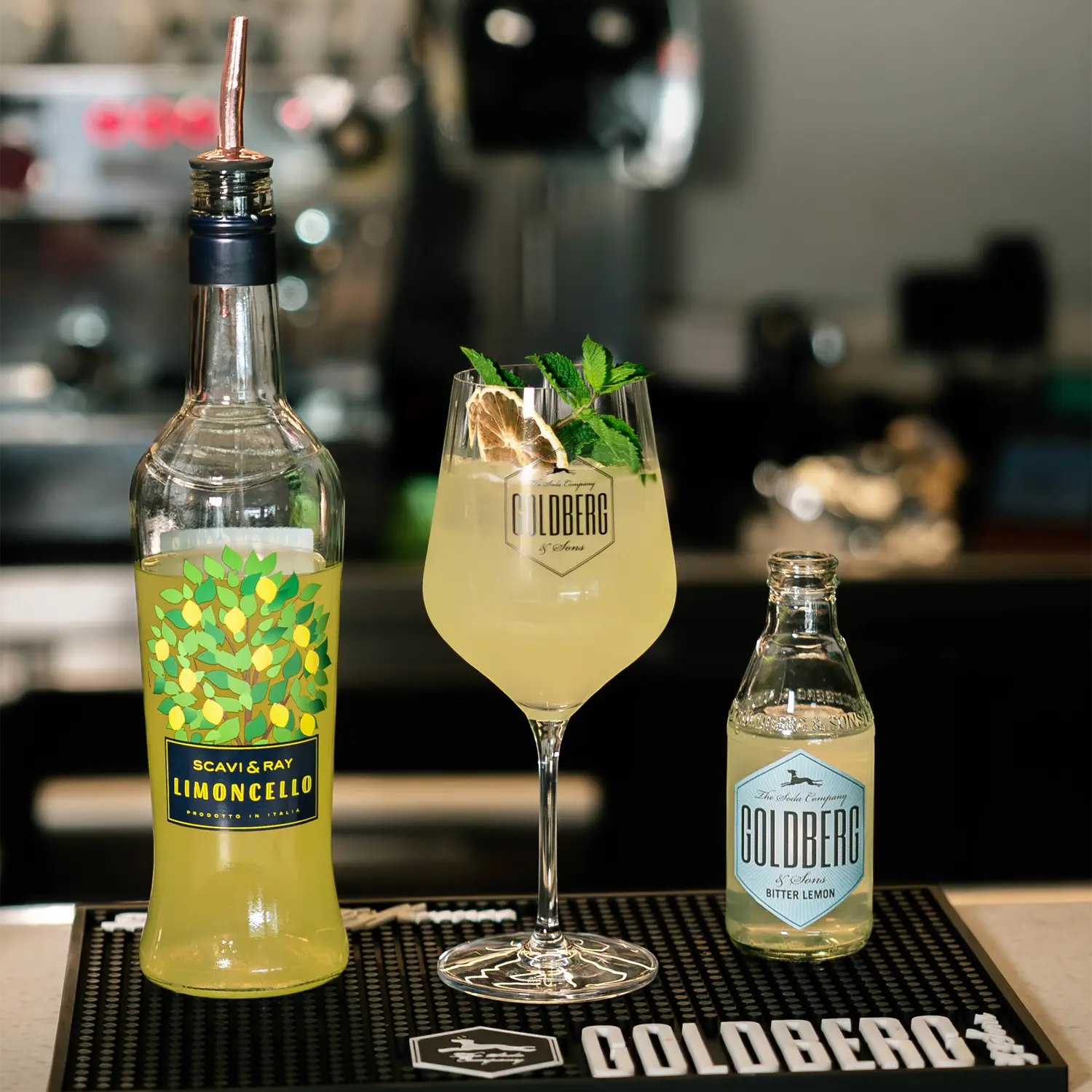 Limoncello Bitter Lemon Spritz Rezept