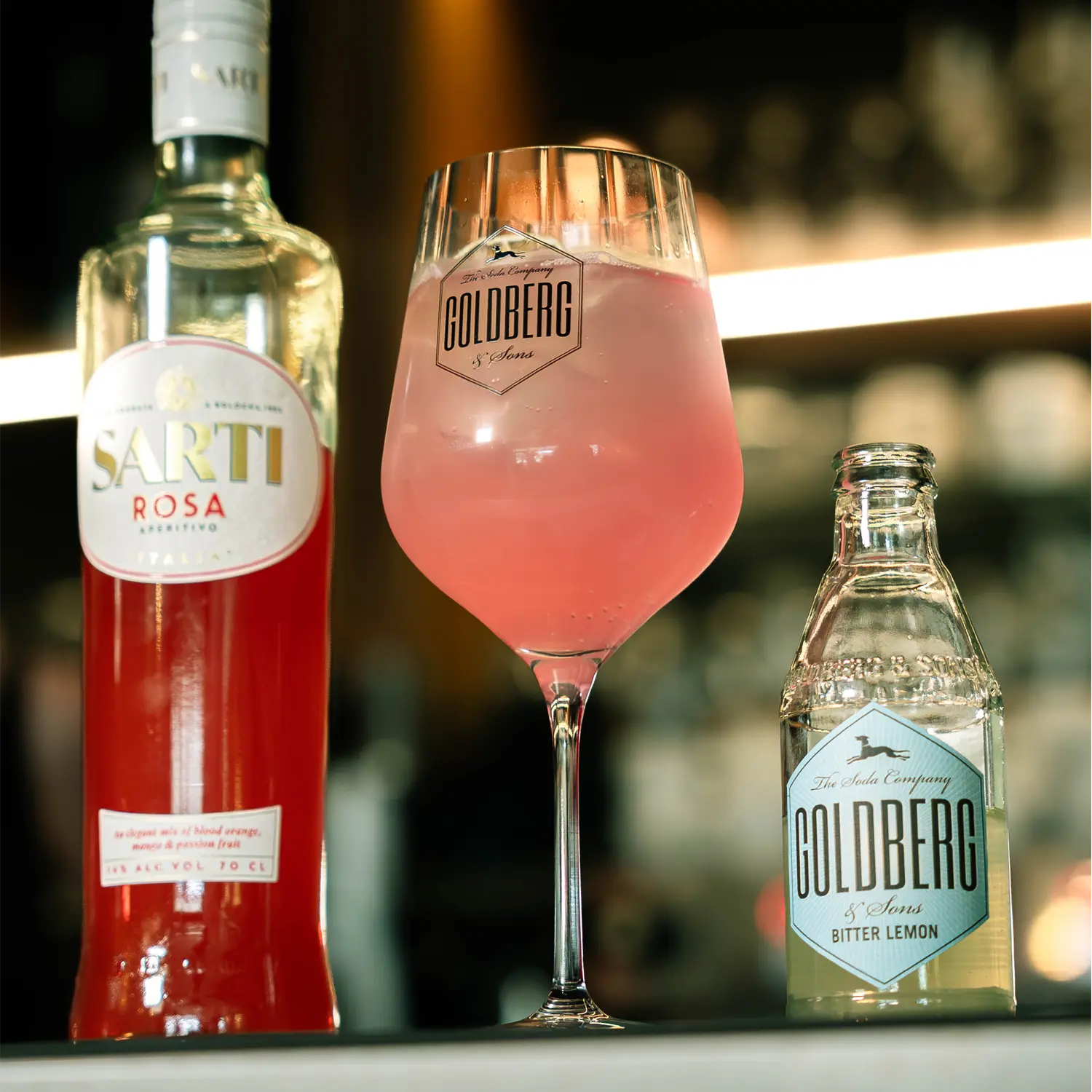 SARTI ROSA Bitter Lemon Spritz Rezept