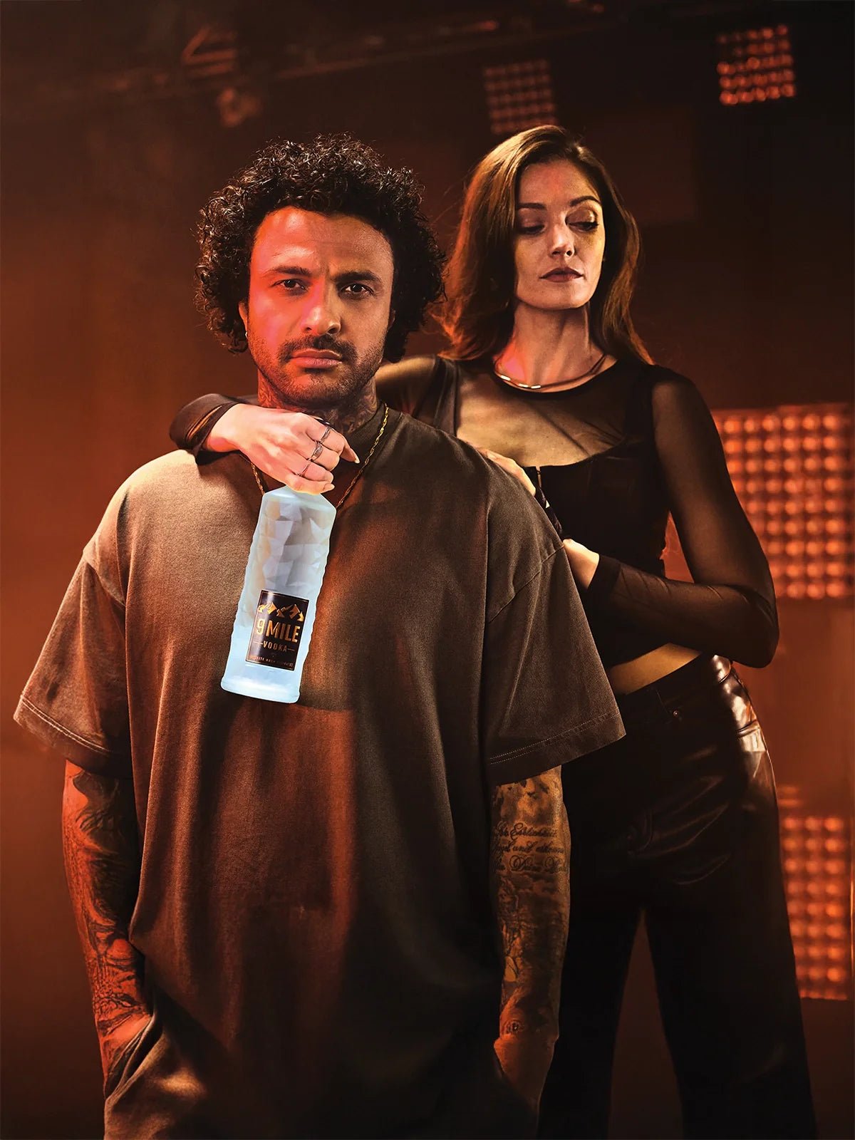 9 MILE Vodka Flaschen - MBG Amber Room