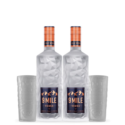 9 MILE Vodka 0,7L Geschenkset