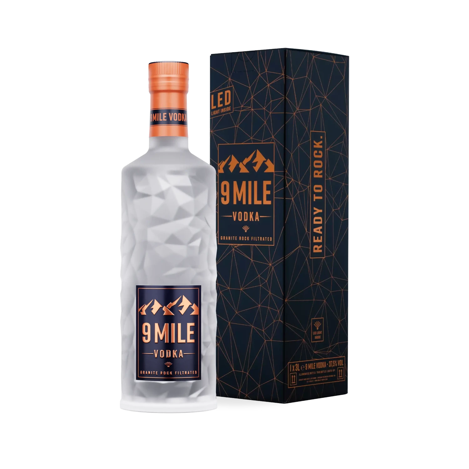 9 MILE Vodka 3L - MBG Amber Room