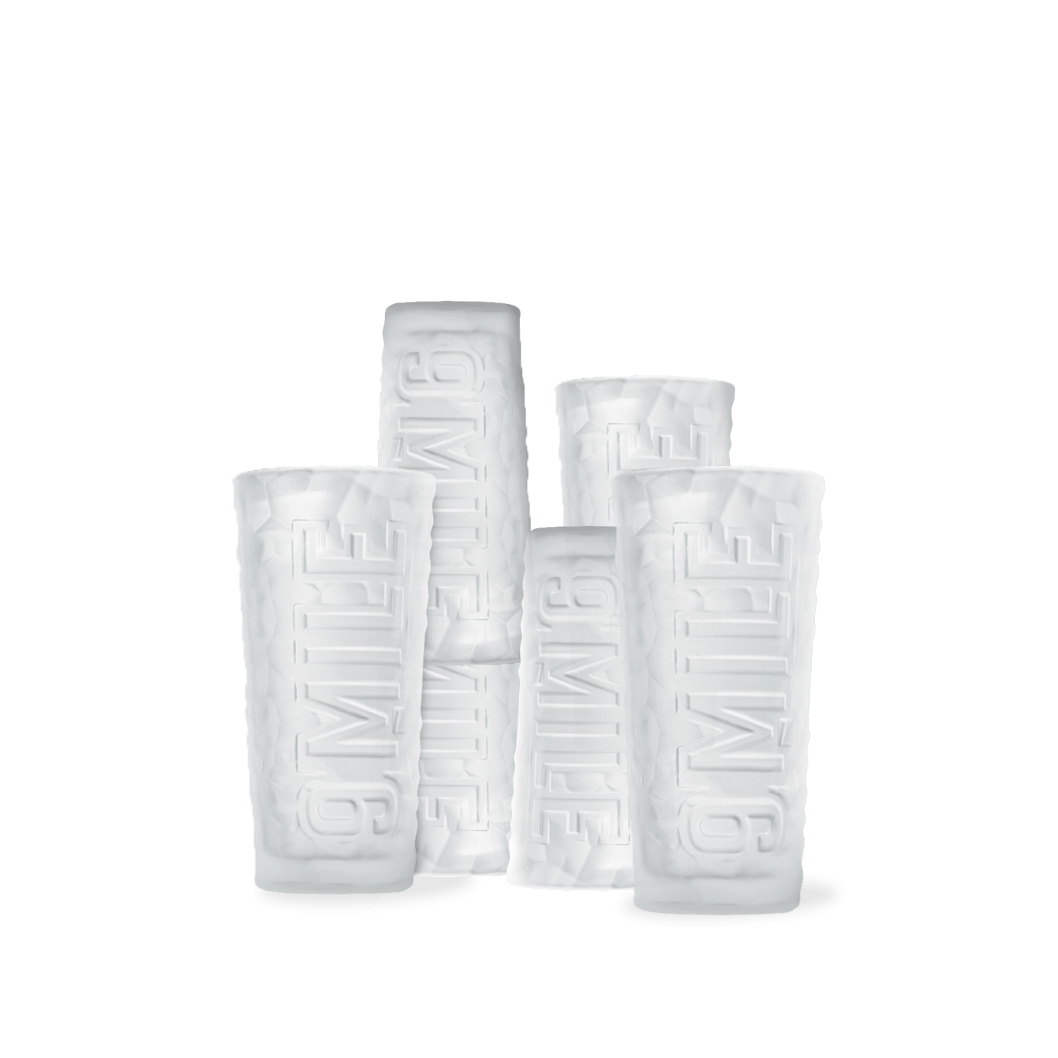 9 MILE VODKA HIGHBALL GLAS SET - MBG Amber Room