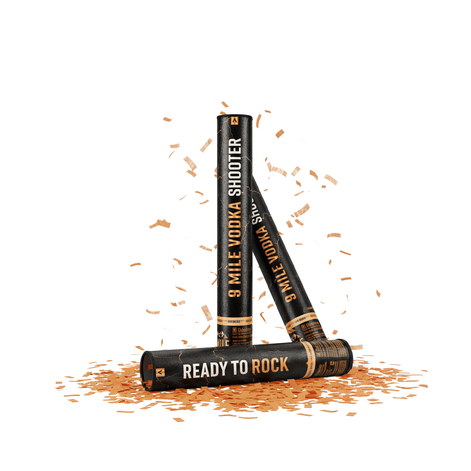 9 MILE VODKA CONFETTI SHOOTER - MBG Amber Room