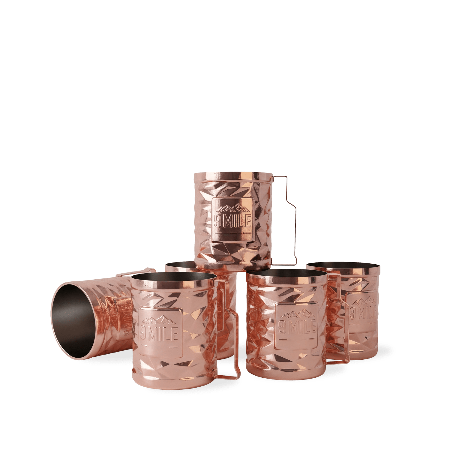 9 MILE VODKA COPPER MUG SET - MBG Amber Room