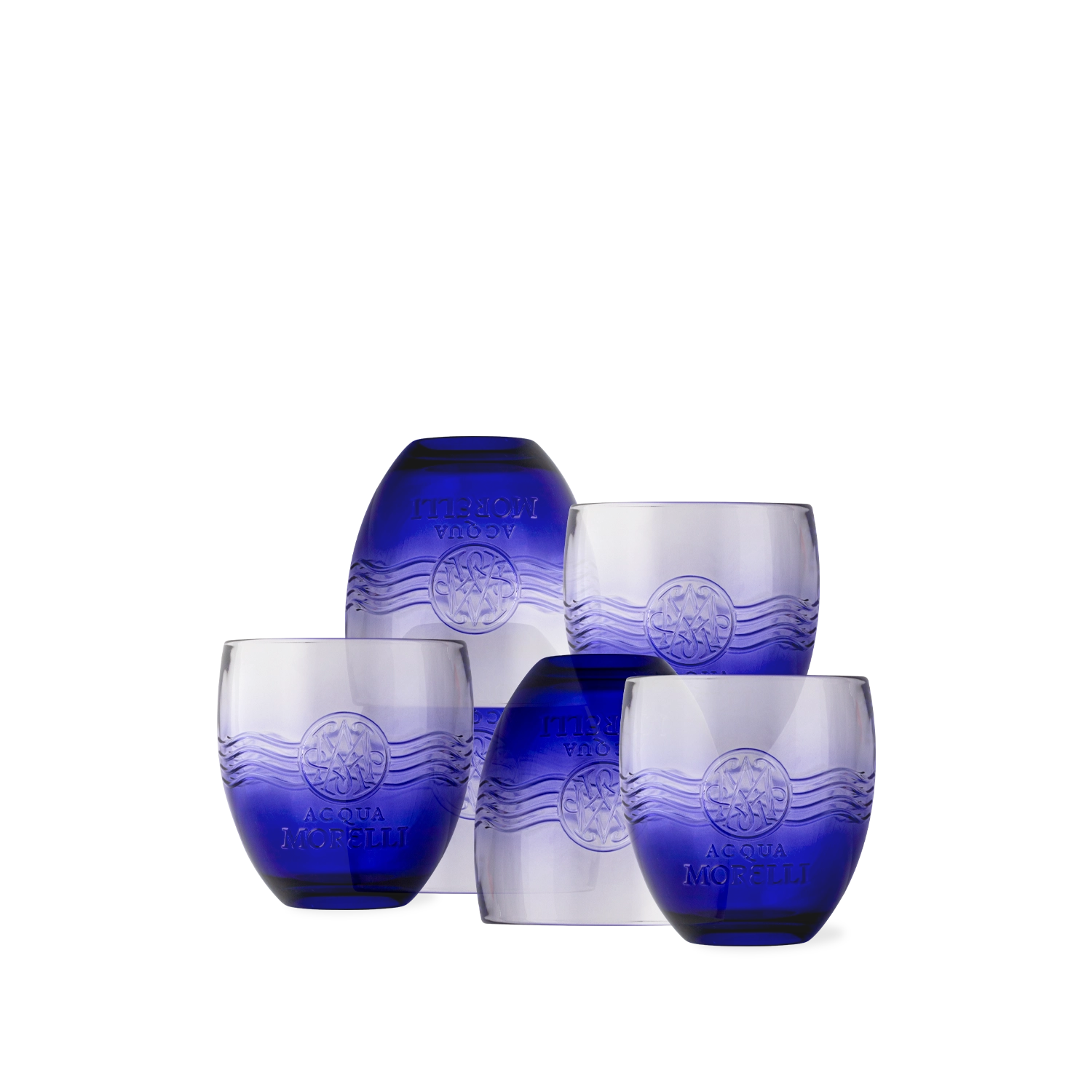 ACQUA MORELLI Gläser Set Blau - MBG Amber Room