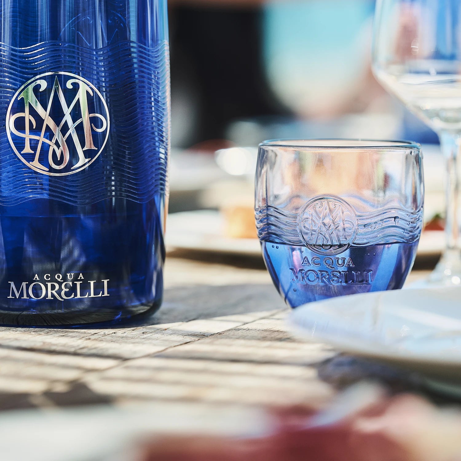 ACQUA MORELLI Gläser Set Blau - MBG Amber Room