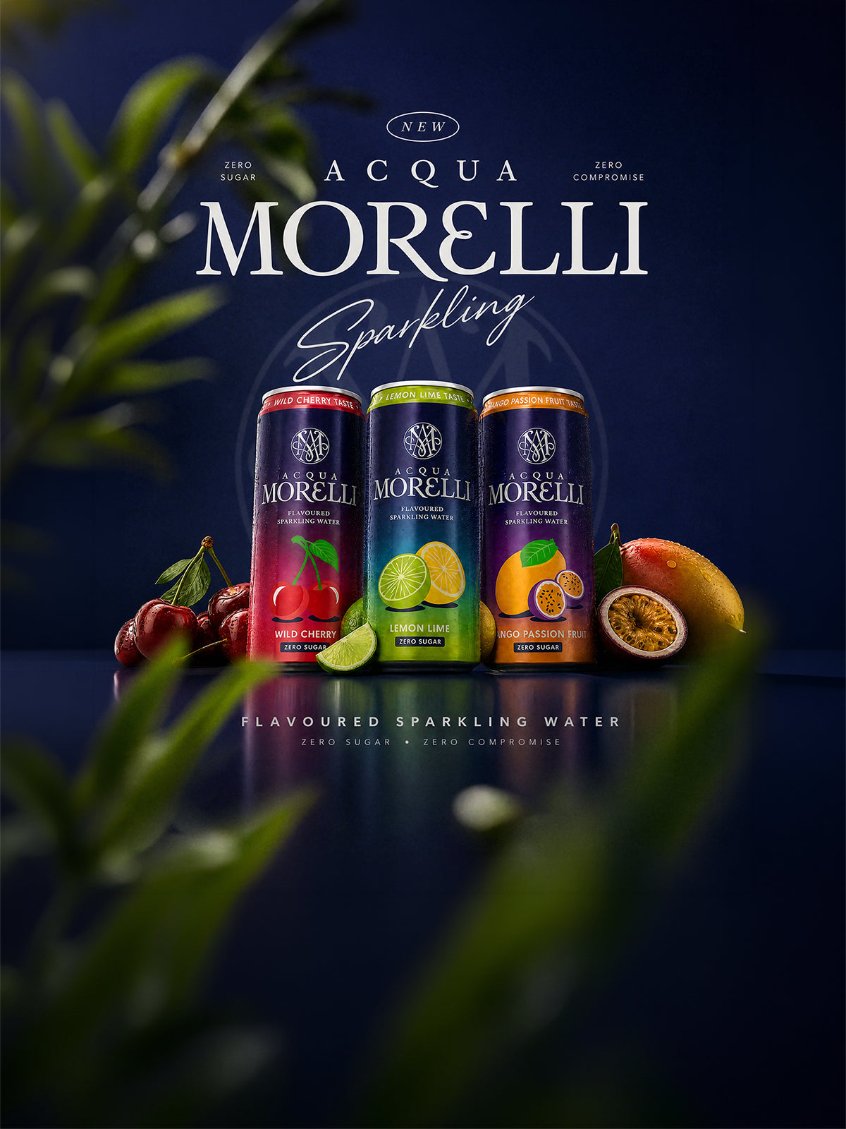 FLAVOURED SPARKLING WATER VON ACQUA MORELLI