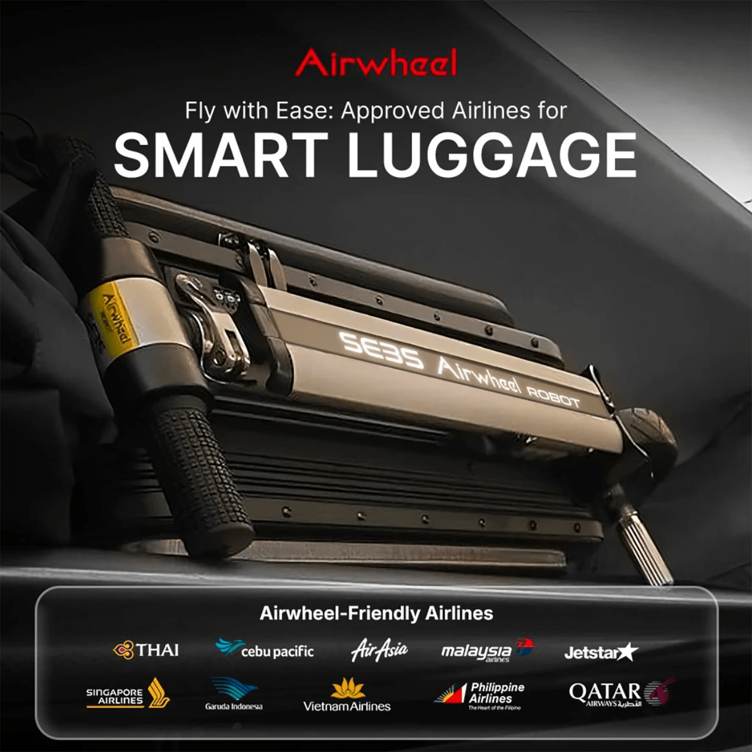 AirWheel SE3SL Koffer Pink - MBG Amber Room