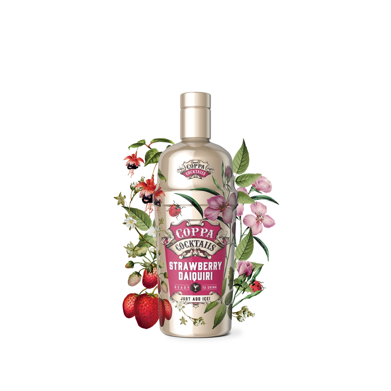 Coppa Cocktails Strawberry Daiquiri - MBG Amber Room