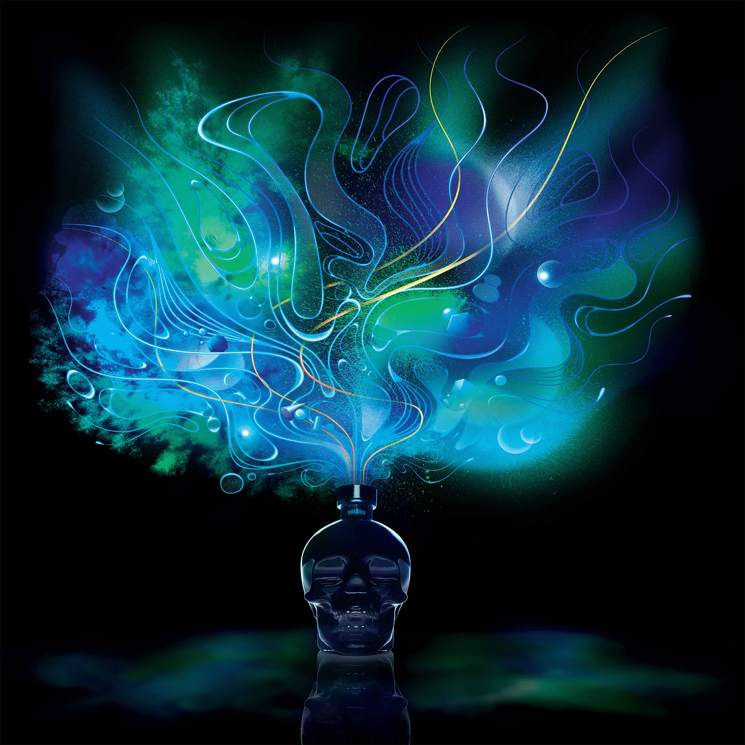 CRYSTAL HEAD VODKA Onyx 0,7L - MBG Amber Room