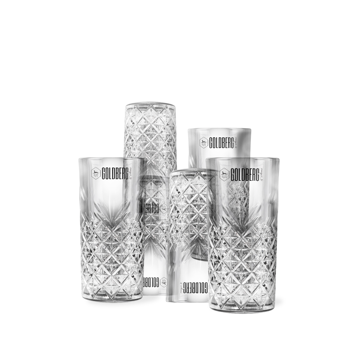 GOLDBERG Highball Glas Set - MBG Amber Room