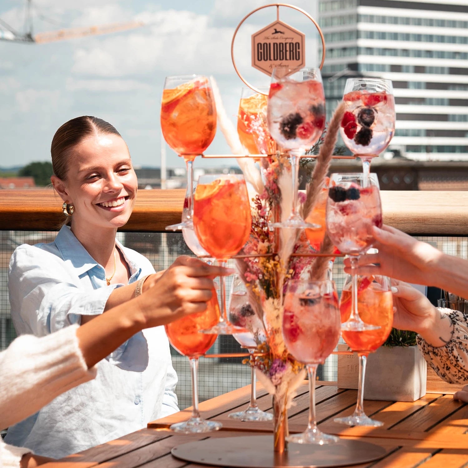 GOLDBERG Serving Tree - MBG Amber Room