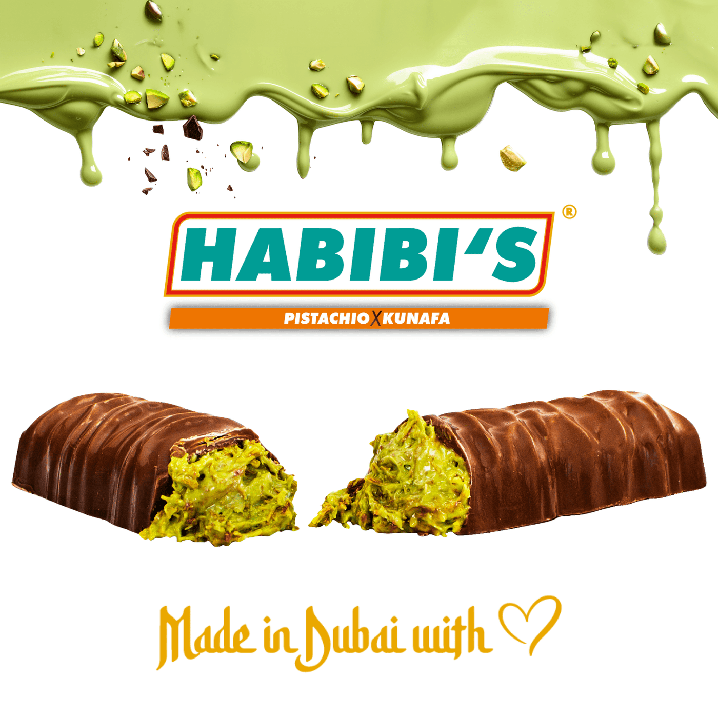 HABIBI'S Riegel Made in Dubai MBG Amber Room