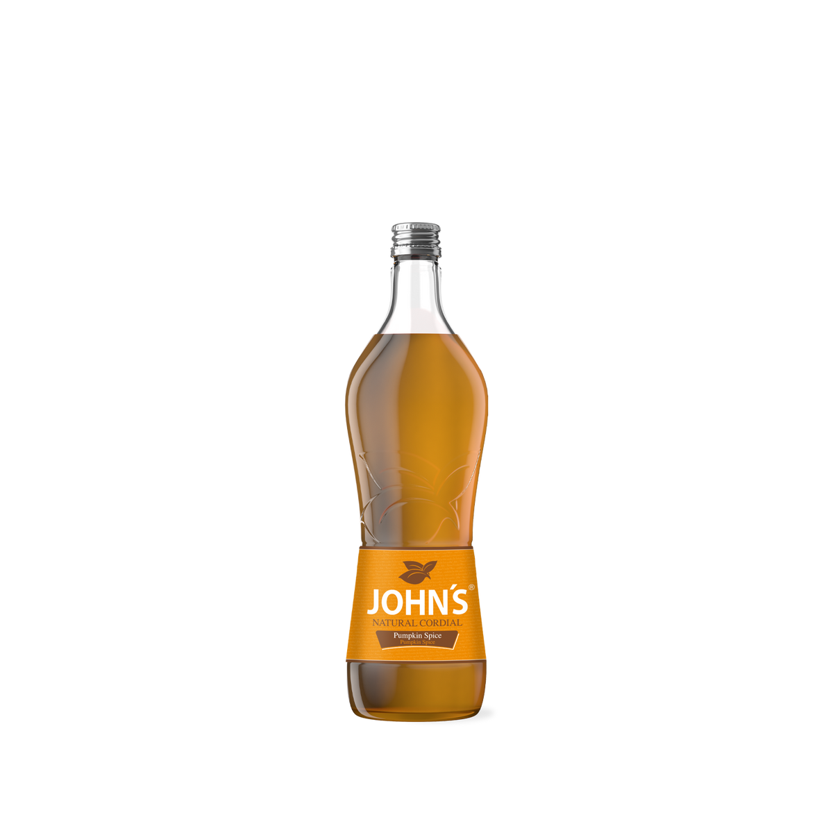 JOHN'S Pumpkin Spice Sirup 0,7 l Glasflasche – natürlicher Cordial-Sirup