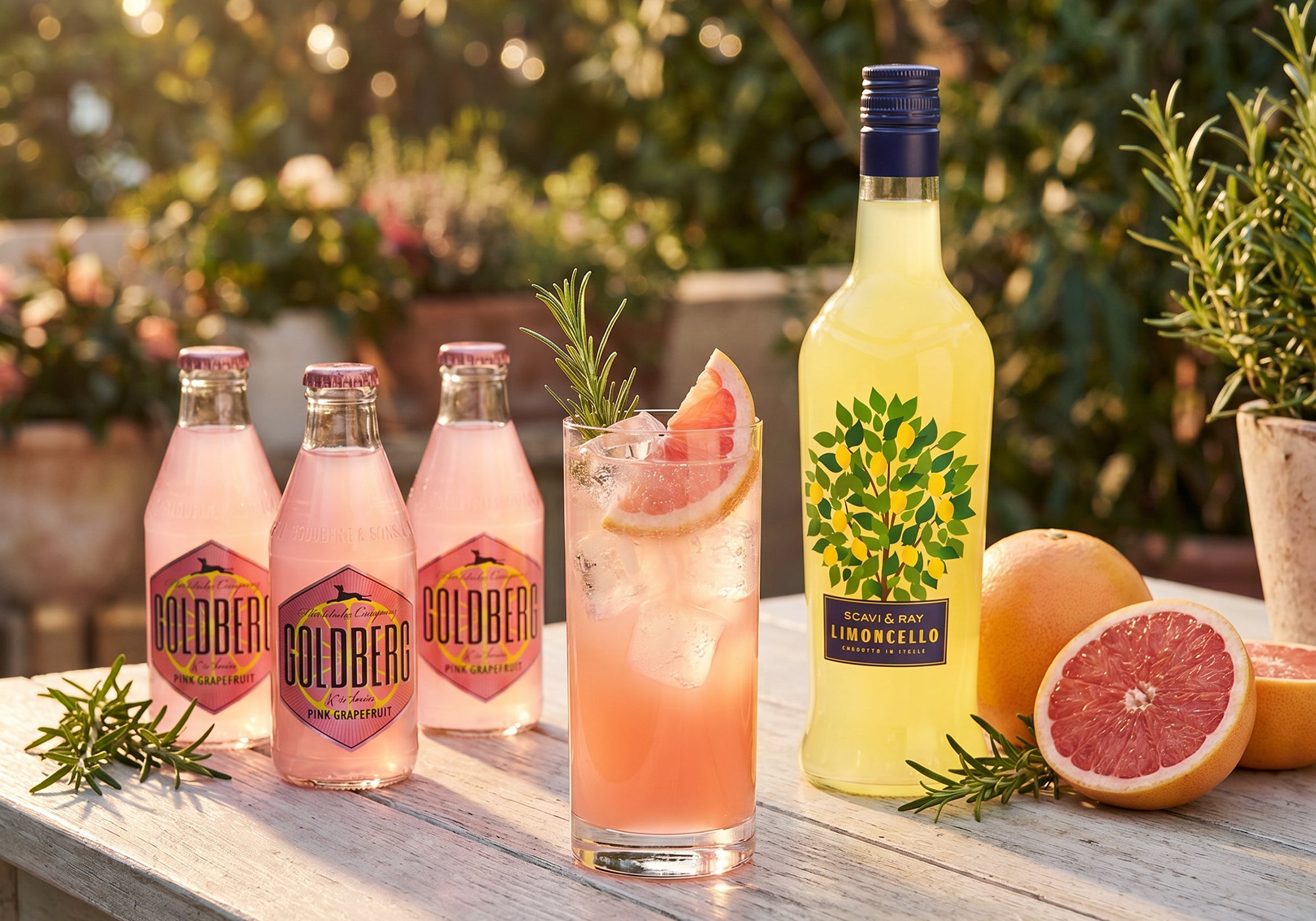 SCAVI & RAY X GOLDBERG CITRUS GARDEN SPRITZ SPECIAL OFFERS