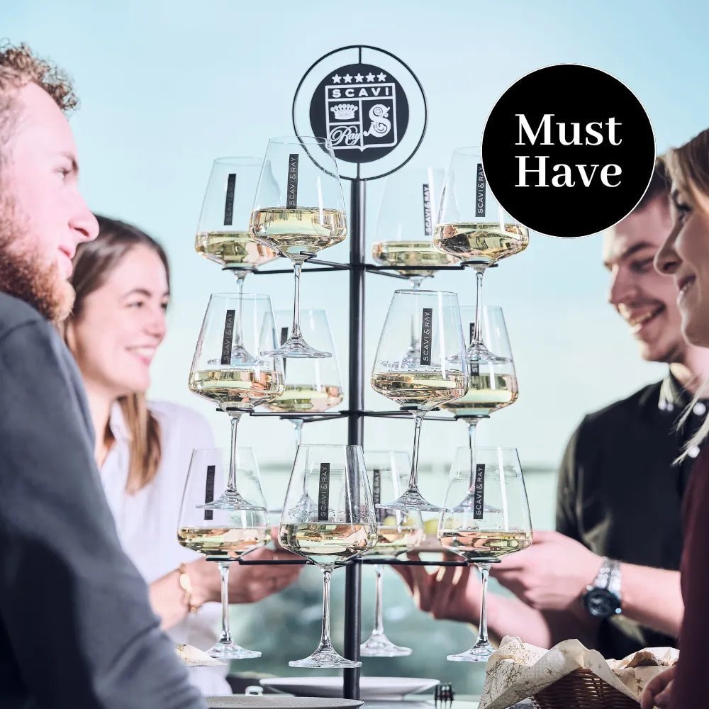 SCAVI & RAY Serving Tree + Glas Bundle - MBG Amber Room