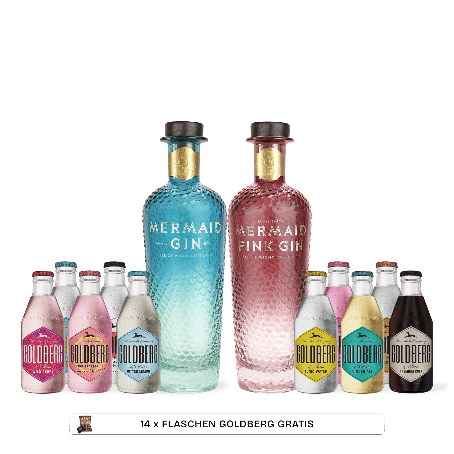 MERMAID GIN X GOLDBERG TASTING SET - MBG Amber Room