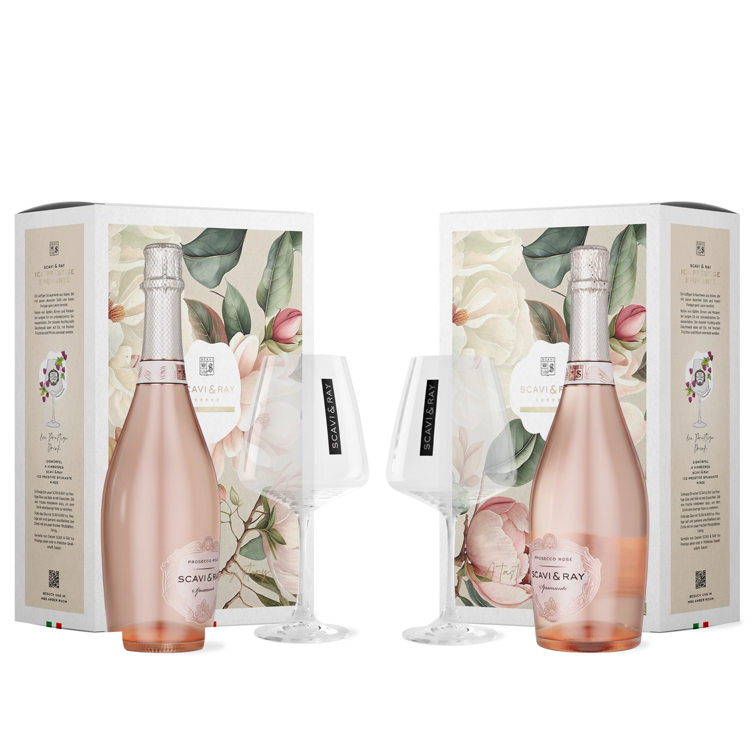SCAVI & RAY Prosecco DOC Spumante Rosé Geschenkset - MBG Amber Room