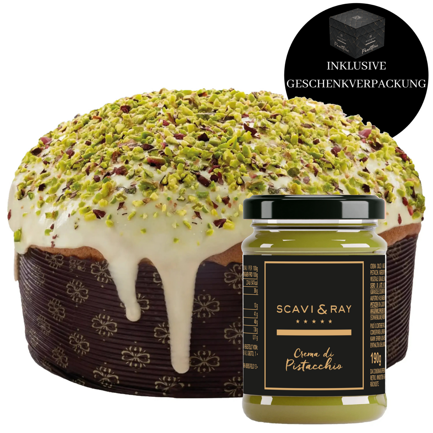 SCAVI & RAY Panettone & Crema di Pistacchio