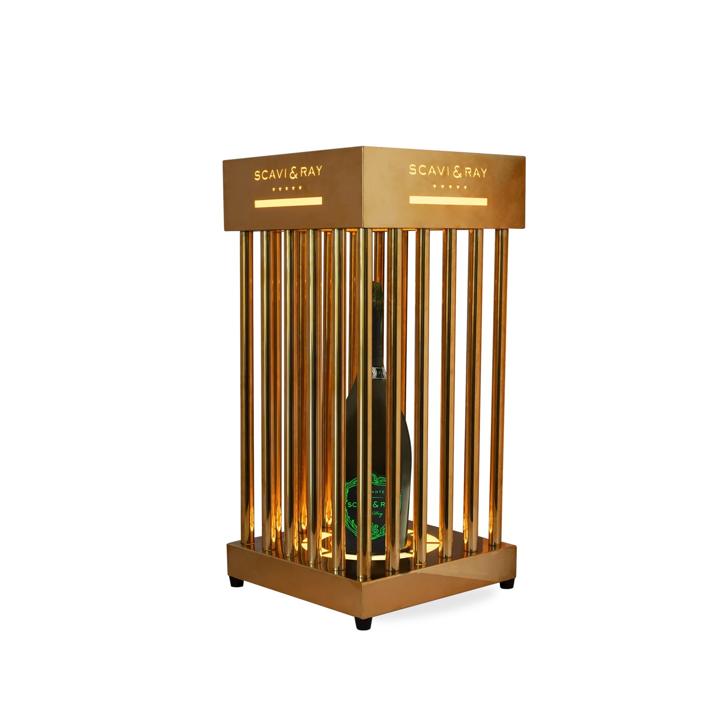 SCAVI & RAY SHOW BOTTLE PRESENTER CAGE (1 BOTTLE) - MBG Amber Room