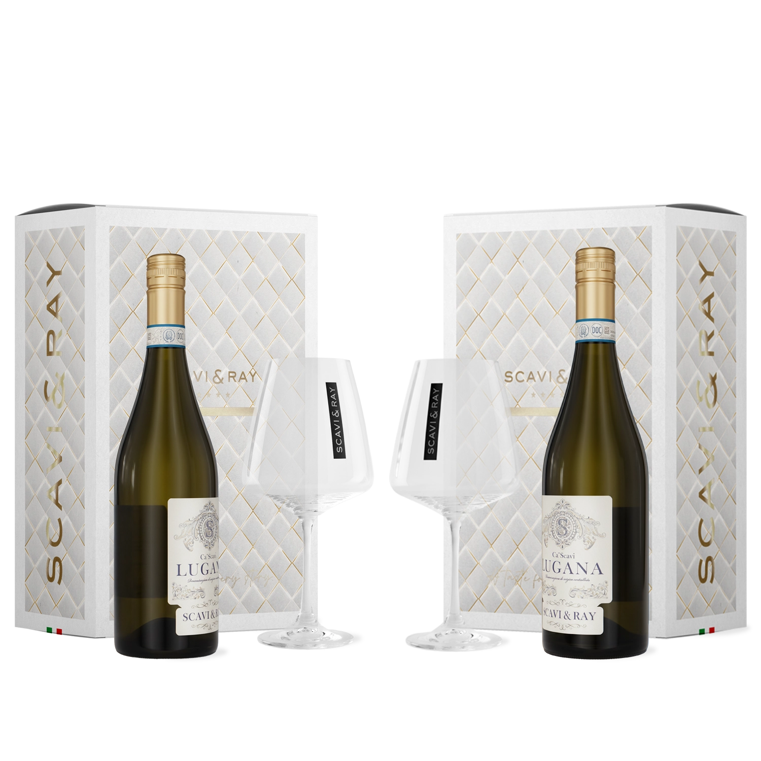 SCAVI & RAY CA' SCAVI LUGANA DOC Geschenkset - MBG Amber Room