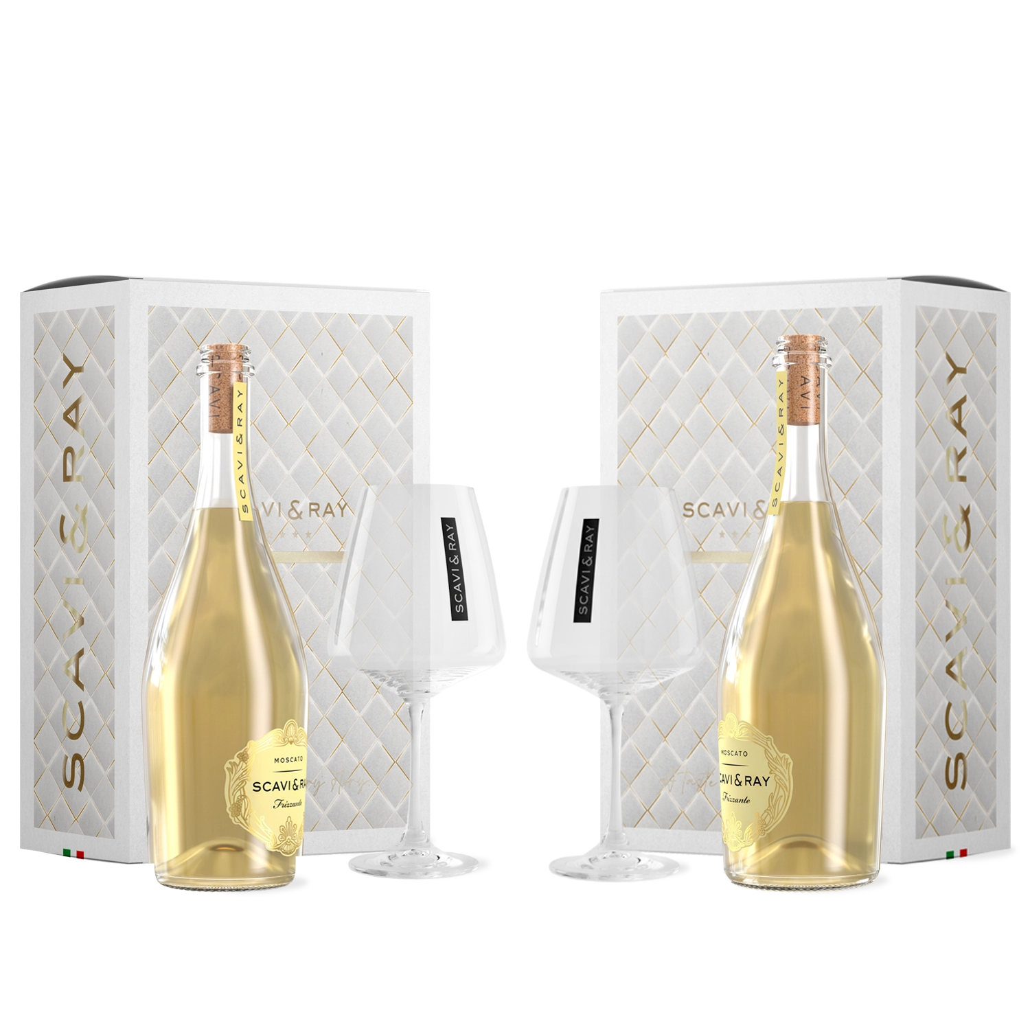 SCAVI & RAY MOSCATO FRIZZANTE GESCHENKSET - MBG Amber Room