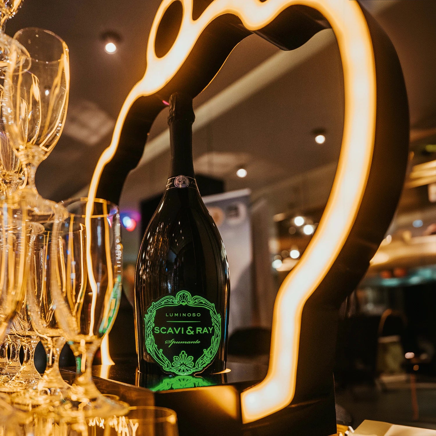 SCAVI & RAY Show Bottle Presenter Crown - MBG Amber Room