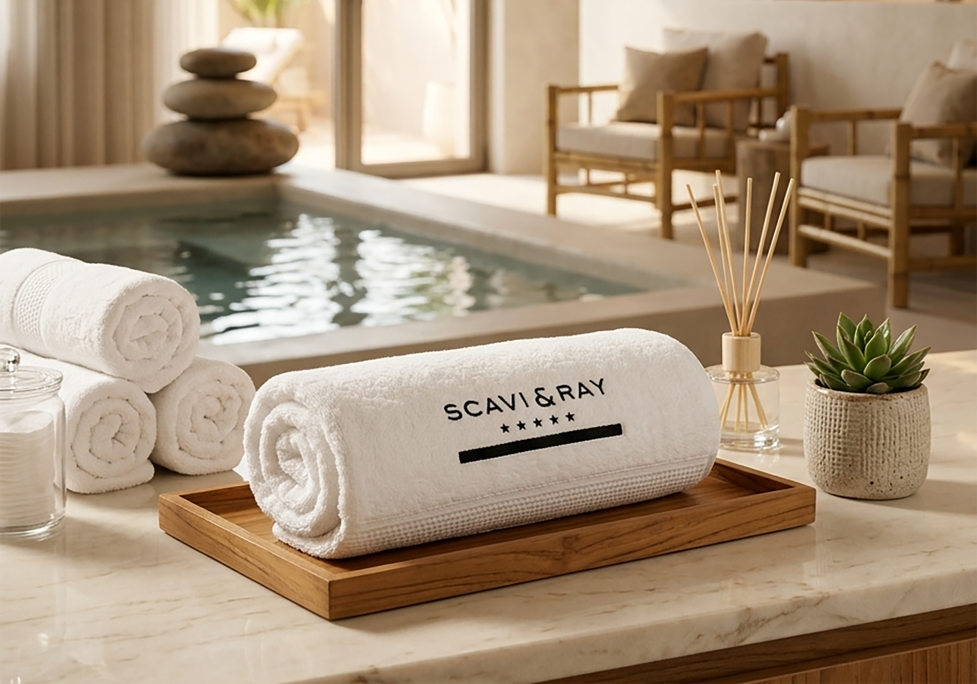 SCAVI & RAY WELLNESS TOWEL