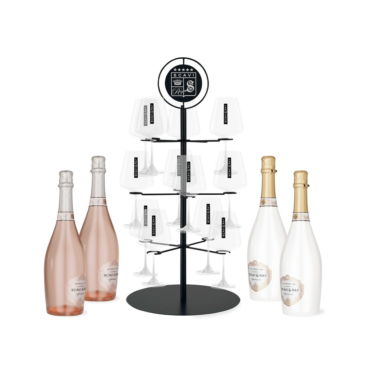 SCAVI & RAY SERVING TREE SPUMANTE BUNDLE - MBG Amber Room