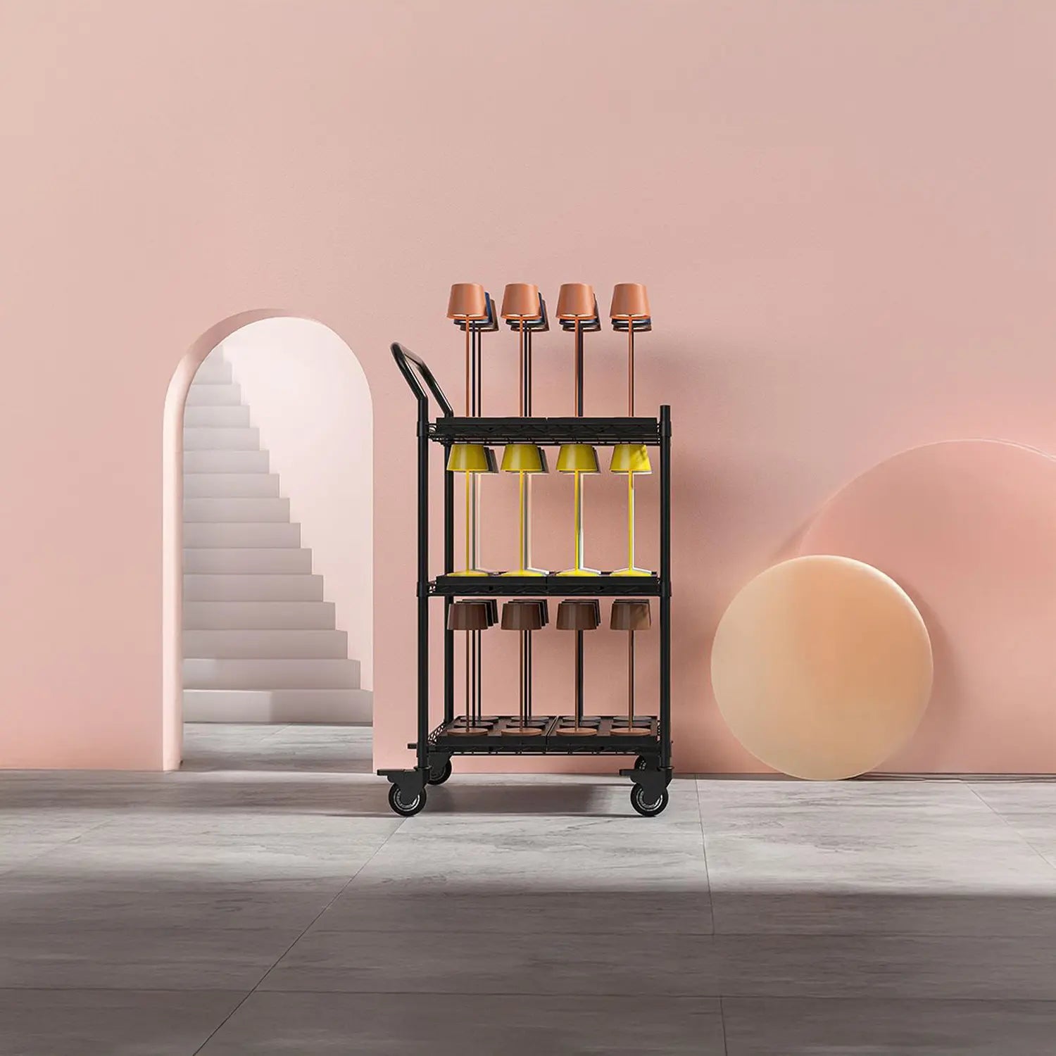 LUCENT CROWN TROLLEY - MBG Amber Room