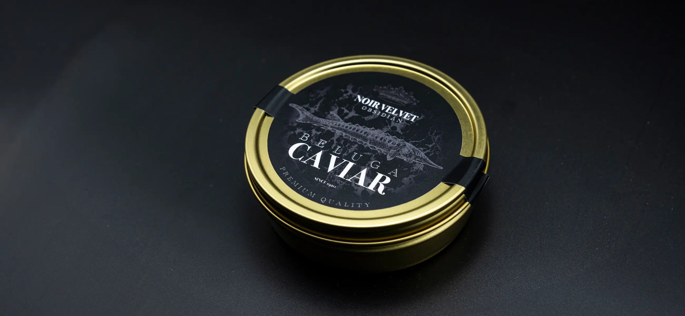 Eine Dose NOIR VELVET OBSIDIAN BELUGA CAVIAR