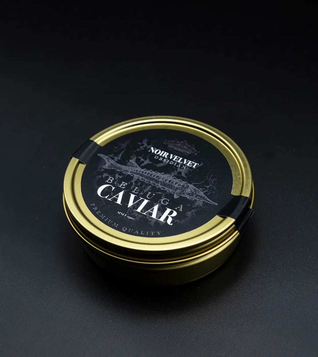 Eine Dose NOIR VELVET OBSIDIAN BELUGA CAVIAR