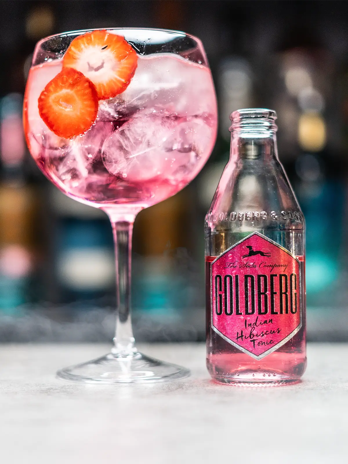 Pink Gin Hibiskus Tonic Rezept