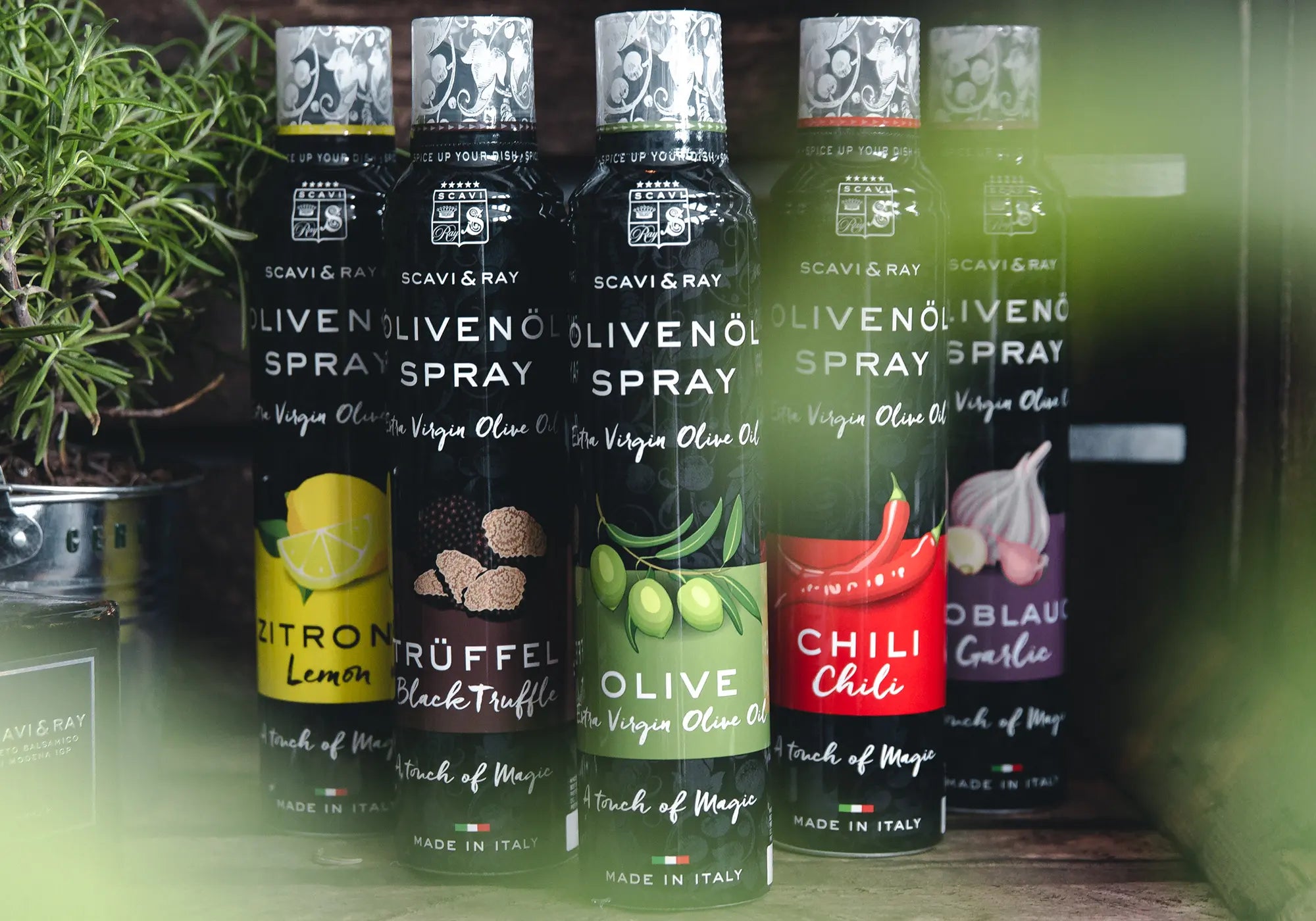 SCAVI & RAY OLIVENÖL SPRAY SET