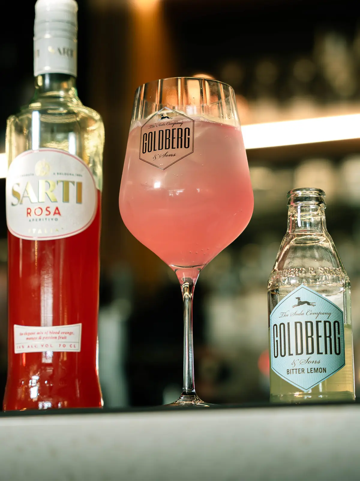 SARTI ROSA Bitter Lemon Spritz Rezept
