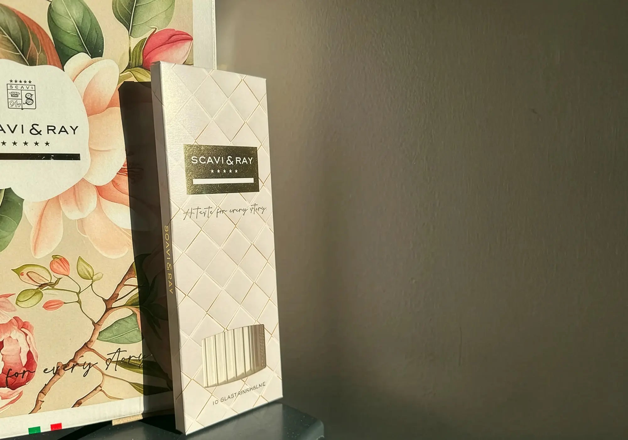 SCAVI & RAY GLASSTROHHALM SET