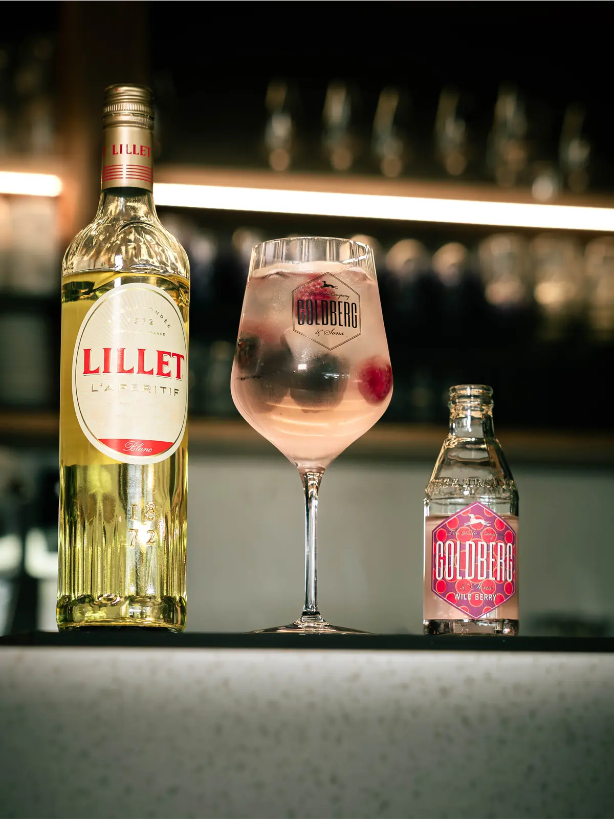 Lillet Wild Berry Spritz Rezept